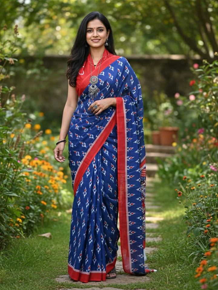Bagru Craft Mul Mul Saree