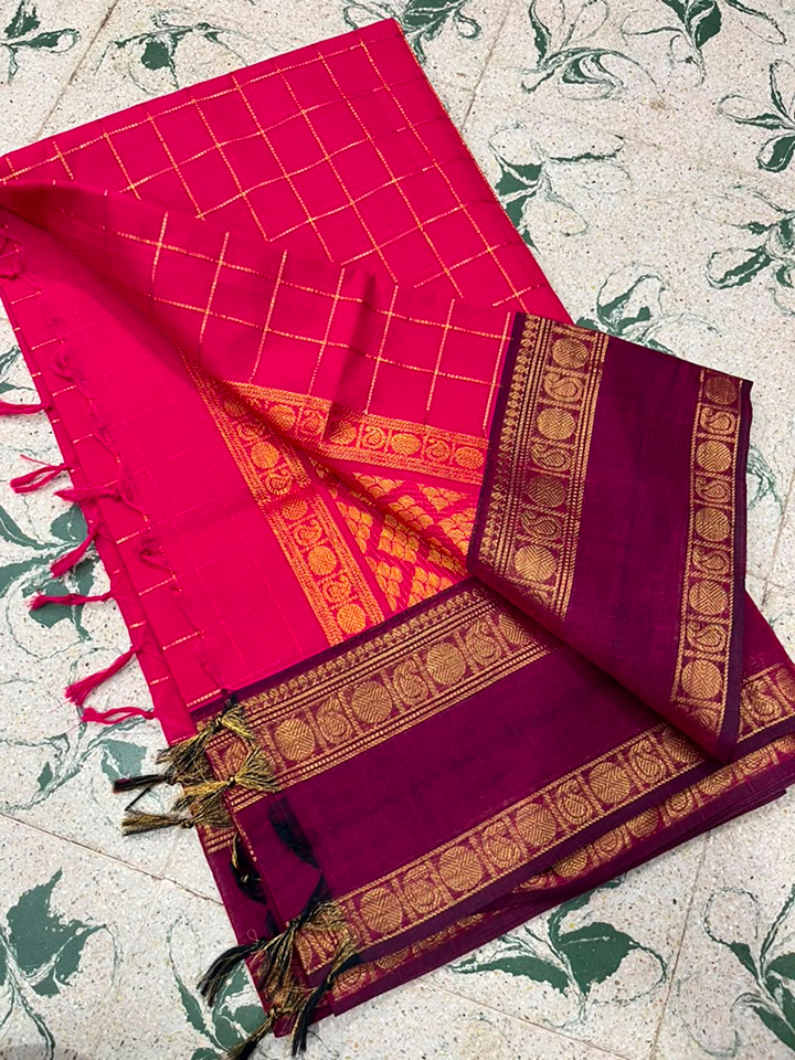Vairaoosi Checks Saree