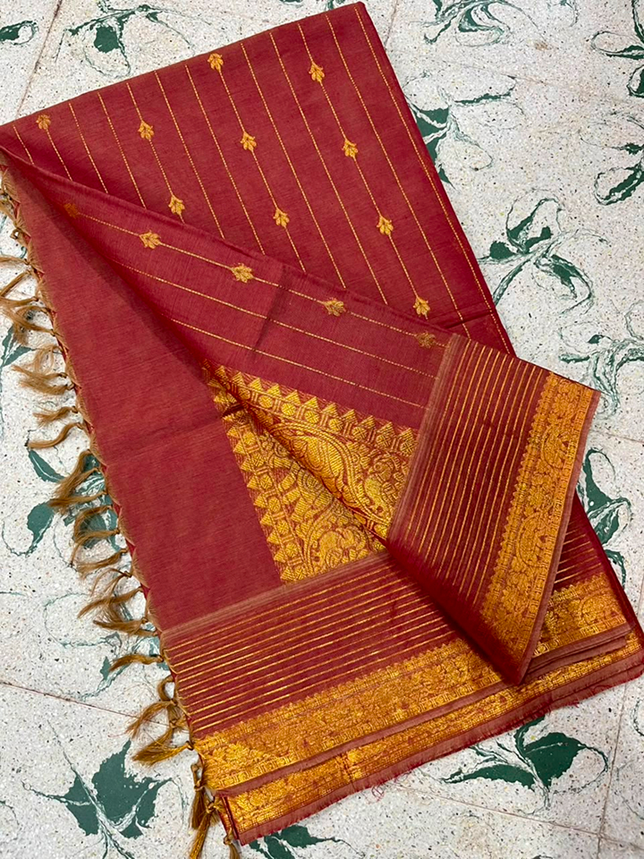 Royal Kanchi Line Weave Saree